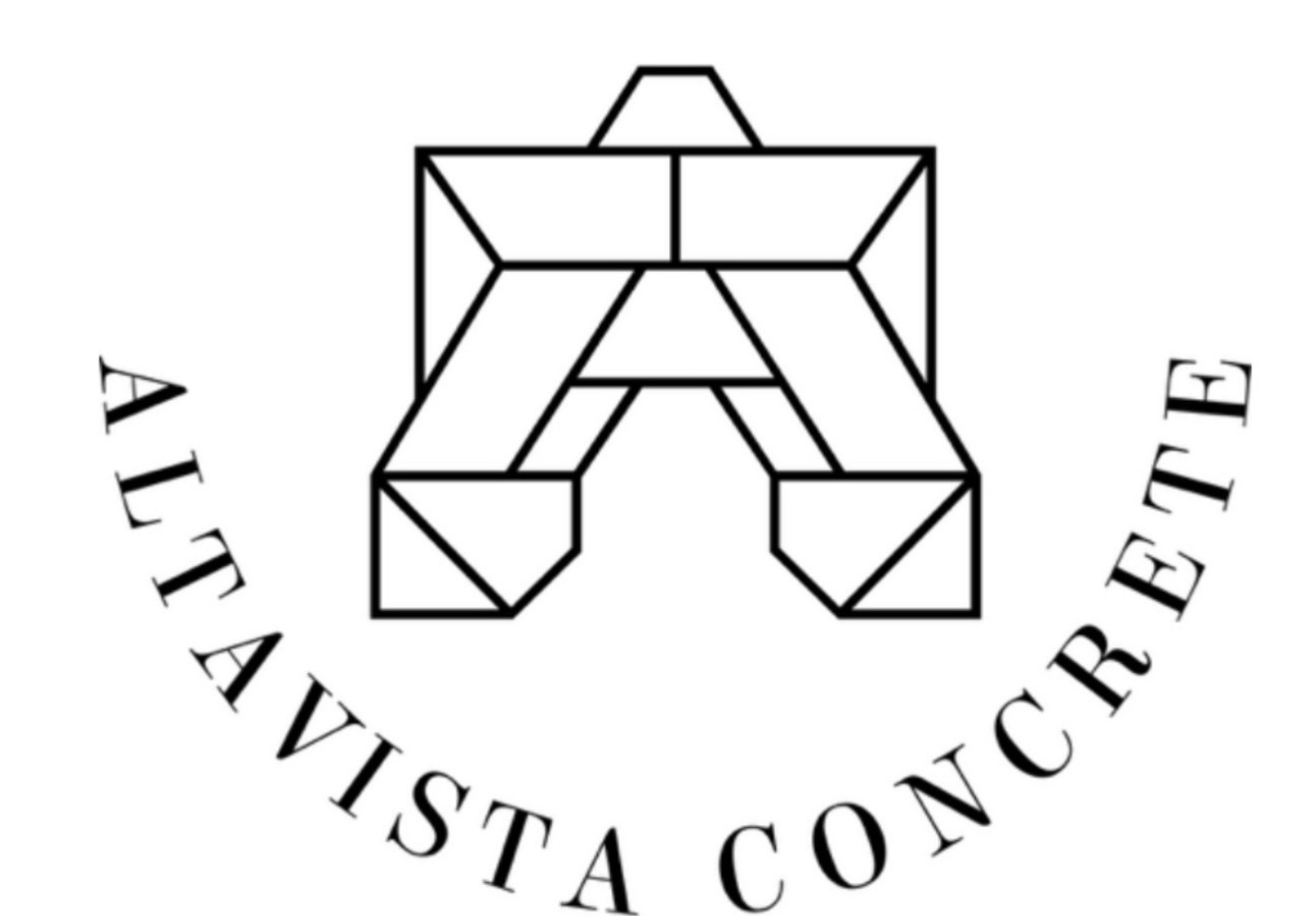 Altavista Concrete logo — stylized letter A with company name